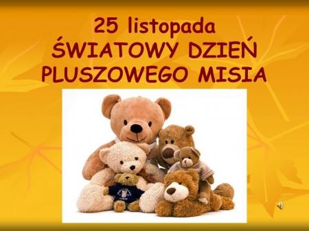 Światowy Dzień Pluszowego Misia