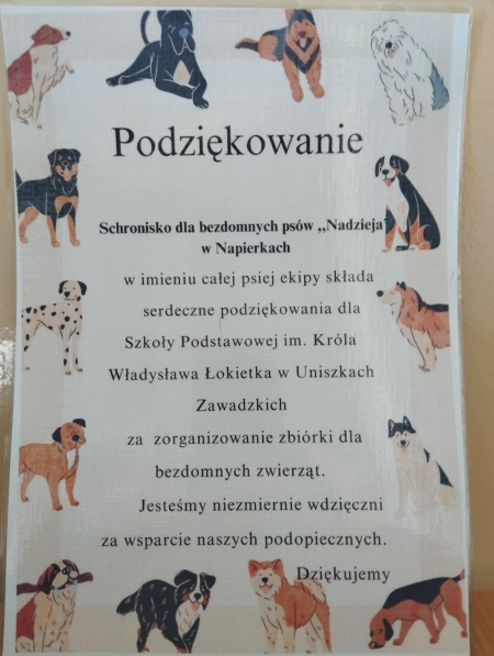 Zakończenie szkolnej zbiórki – Samorząd Uczniowski przekazał zebrane dary do sch...