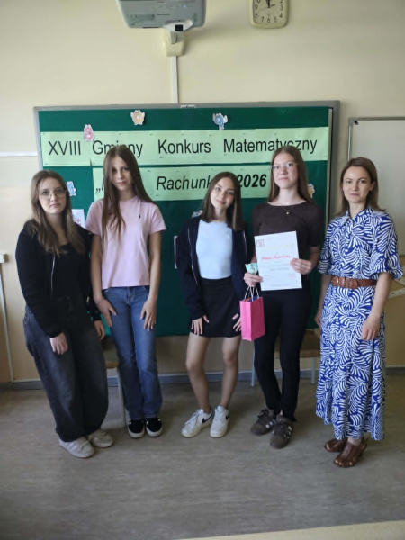 '' Mistrz Rachunku'' Gminny Konkurs Matematyczny